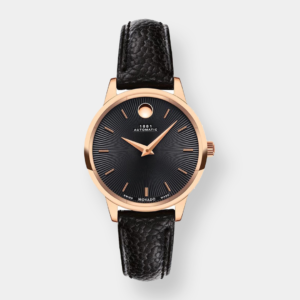Movado 1881 Automatik – Schwarz 30mm Rosé Gold